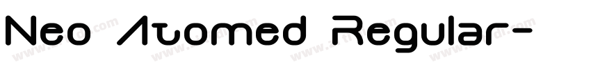 Neo Atomed Regular字体转换